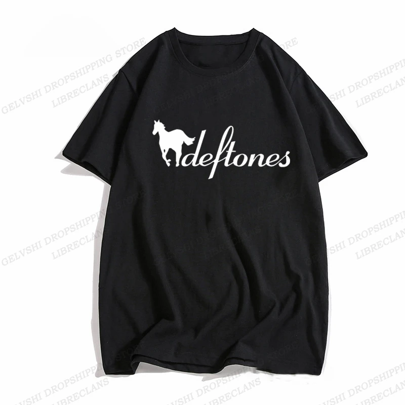 Женские футболки из чистого хлопка Deftones, Повседневная футболка в стиле хип-хоп, модные спортивные топы с круглым вырезом и коротким рукавом,...
Женские футболки из чистого хлопка Deftones, Повседневная футболка в стиле хип-хоп, модные спортивные топы с круглым вырезом и коротким рукавом,...