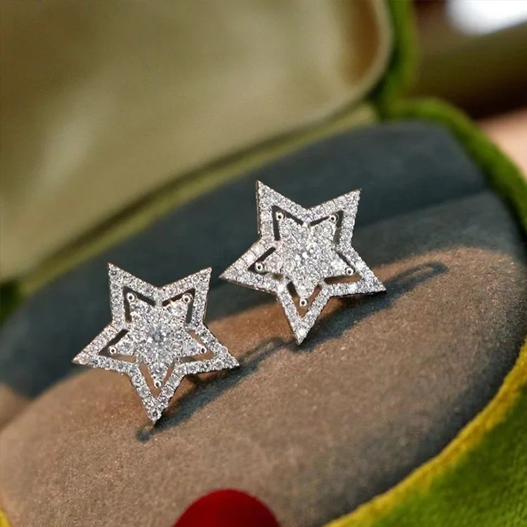 Star Earrings For Women Designer Luxury Earrings Aesthetic Vintage Ear Studs Crystal Korean Style Simple Versatile
Star Earrings For Women Designer Luxury Earrings Aesthetic Vintage Ear Studs Crystal Korean Style Simple Versatile