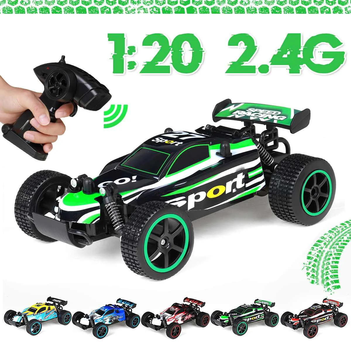 RC Car 1:20 Remote Control Off Road Racing Cars Vehicle Crawlers 2.4Ghz Electric RC Toys for Adults & Children Gifts
RC Car 1:20 Remote Control Off Road Racing Cars Vehicle Crawlers 2.4Ghz Electric RC Toys for Adults & Children Gifts