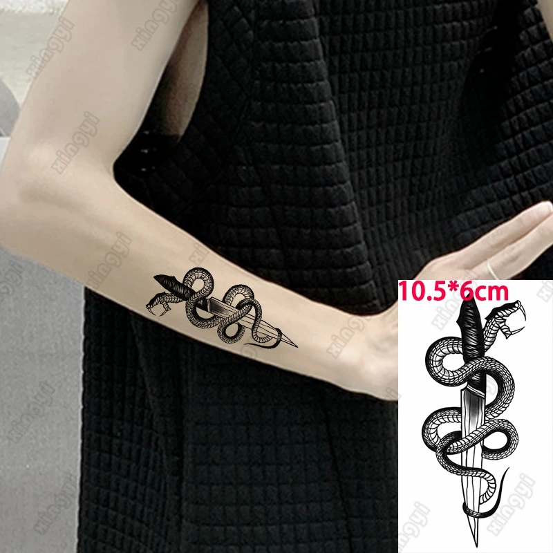 Waterproof Temporary Tattoo Fear Snake Dagger Dolphin Whale Wolf Forest Sexy Body Art Fake Tatto Flash Tatoo for Women Men
Waterproof Temporary Tattoo Fear Snake Dagger Dolphin Whale Wolf Forest Sexy Body Art Fake Tatto Flash Tatoo for Women Men