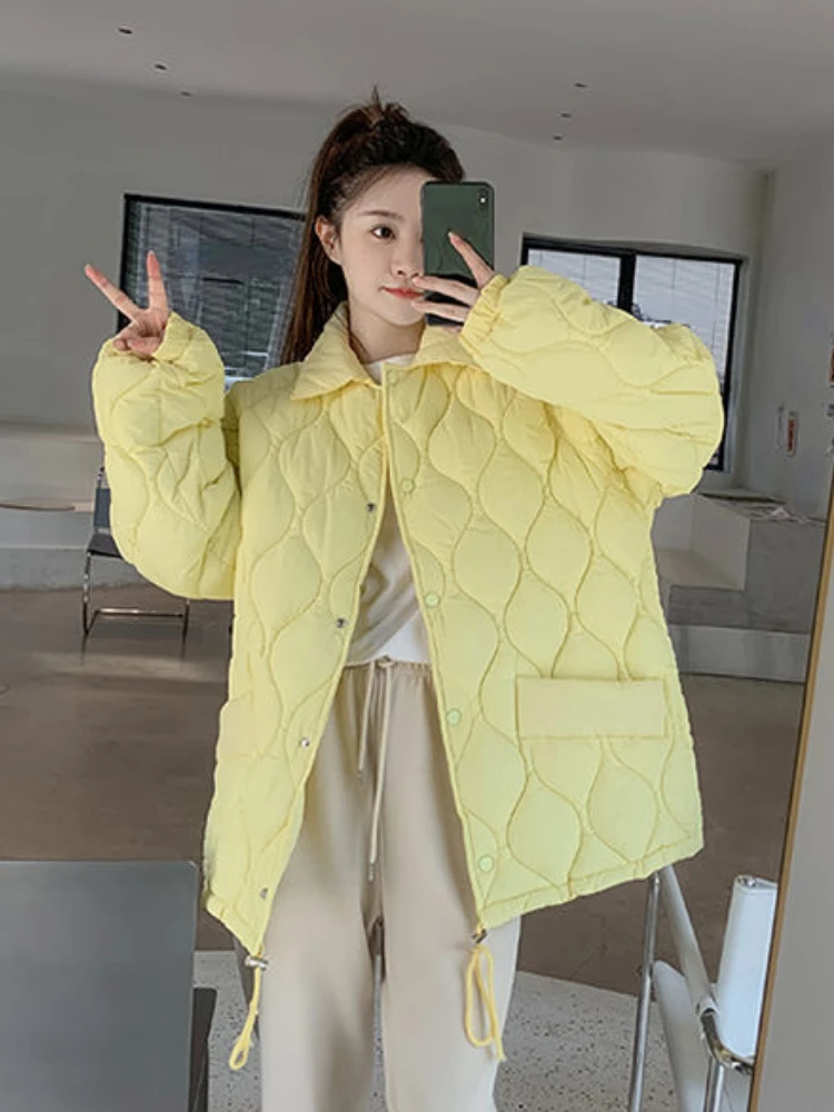 Cotton-padded Coat Women's New Retro Coats Bread Loose Korean Fashion 2022 Winter Clothes Thickened Padded Parka Women Outerwear 
Cotton-padded Coat Women's New Retro Coats Bread Loose Korean Fashion 2022 Winter Clothes Thickened Padded Parka Women Outerwear