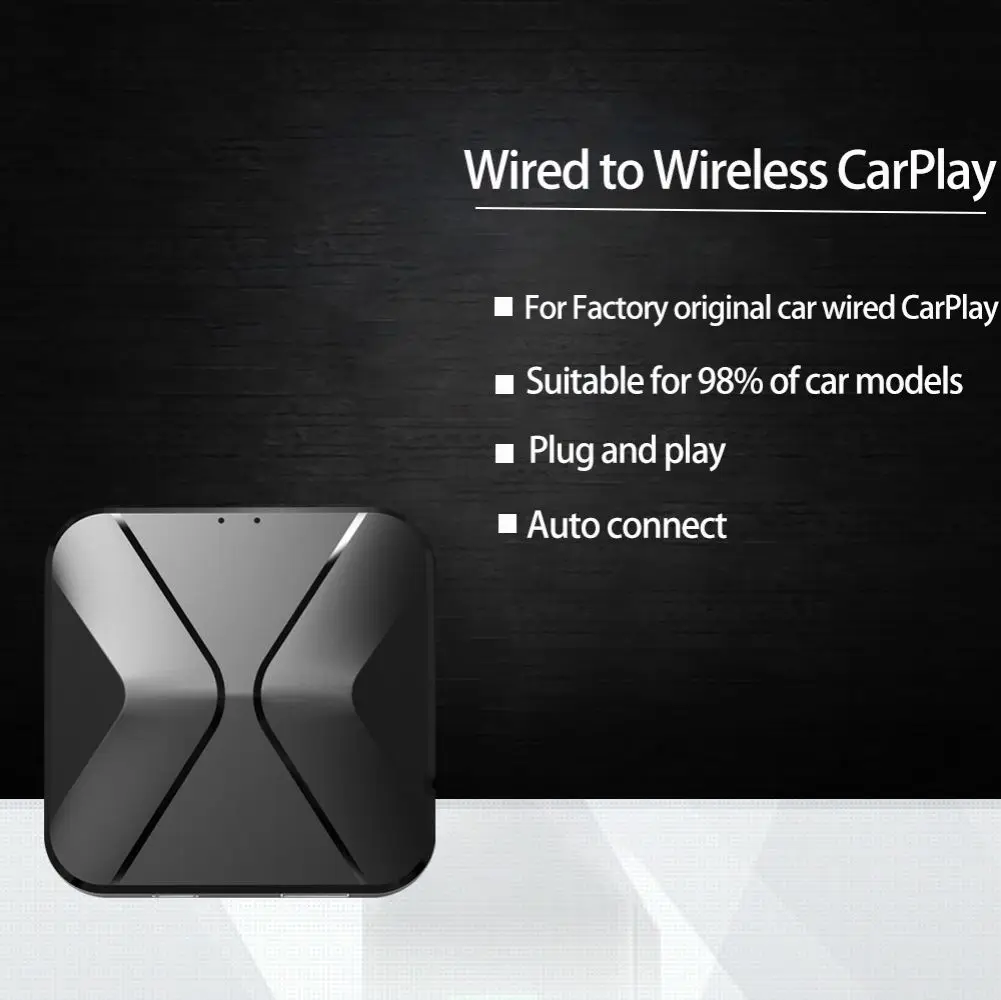 Car 5G WIFI Navi Player Wireless CarPlay Bluetooth Dongle Type-C Adapter High Quality Car Smart Carplay Box
Car 5G WIFI Navi Player Wireless CarPlay Bluetooth Dongle Type-C Adapter High Quality Car Smart Carplay Box