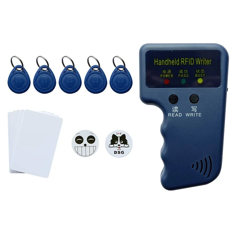 RFID 125Khz Card Reader Writer - Readable EM4100 Chip Card For Proximity II Card Including Key-Fob Sticker Blank Card
RFID 125Khz Card Reader Writer - Readable EM4100 Chip Card For Proximity II Card Including Key-Fob Sticker Blank Card
