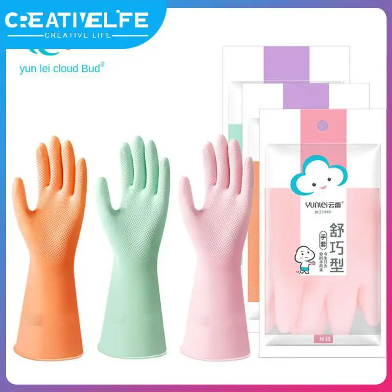 Female waterproof latex dishwashing gloves durable Rubber Gloves Thickened Cleaning Gloves tools For Household housework Chores
Female waterproof latex dishwashing gloves durable Rubber Gloves Thickened Cleaning Gloves tools For Household housework Chores