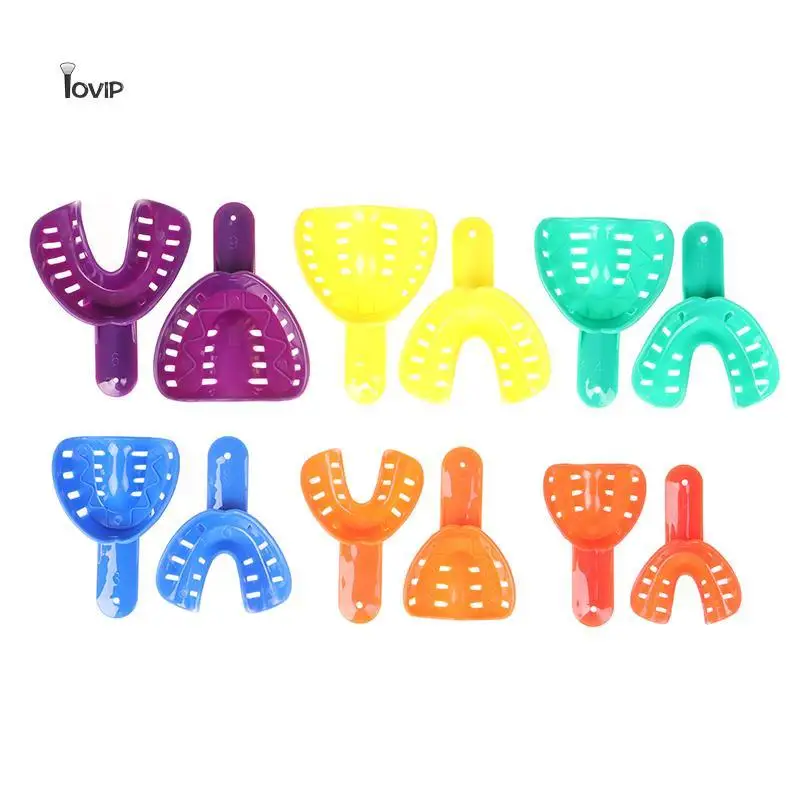 12pcs/Set Plastic Teeth Holder Childrens And Adults Dental Impression Trays Plastic Teeth Holder Trays Tools Random
12pcs/Set Plastic Teeth Holder Childrens And Adults Dental Impression Trays Plastic Teeth Holder Trays Tools Random
