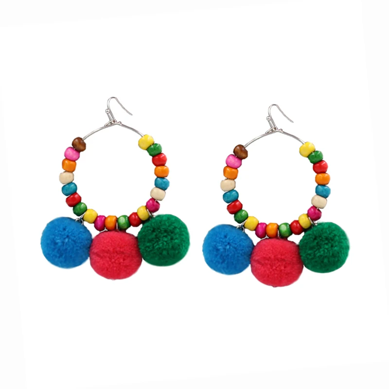Girl Heart Slimming Candy-Colored Cute Plush Fluffy Ball Earrings Big Ball Earrings
Girl Heart Slimming Candy-Colored Cute Plush Fluffy Ball Earrings Big Ball Earrings