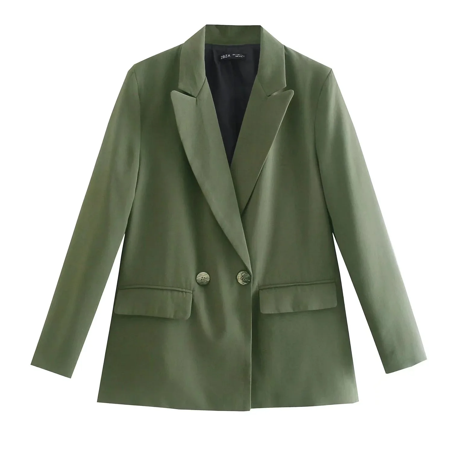 MAJE AROYO Women Fashion Double Breasted Office Wear Blazer Coat Vintage Long Sleeve Flap Pockets Female Outerwear Chic Veste
MAJE AROYO Women Fashion Double Breasted Office Wear Blazer Coat Vintage Long Sleeve Flap Pockets Female Outerwear Chic Veste