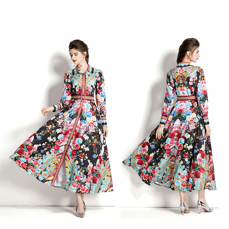 new Original design style women's stylish women's turndown collar print dress women's lantern sleeve fashion elegant long dress
new Original design style women's stylish women's turndown collar print dress women's lantern sleeve fashion elegant long dress