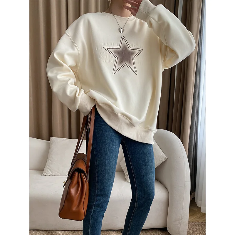 Stereo Relief Loose Plush Women's Sweater Slouchy Sports Casual Autumn Winter New Top
Stereo Relief Loose Plush Women's Sweater Slouchy Sports Casual Autumn Winter New Top