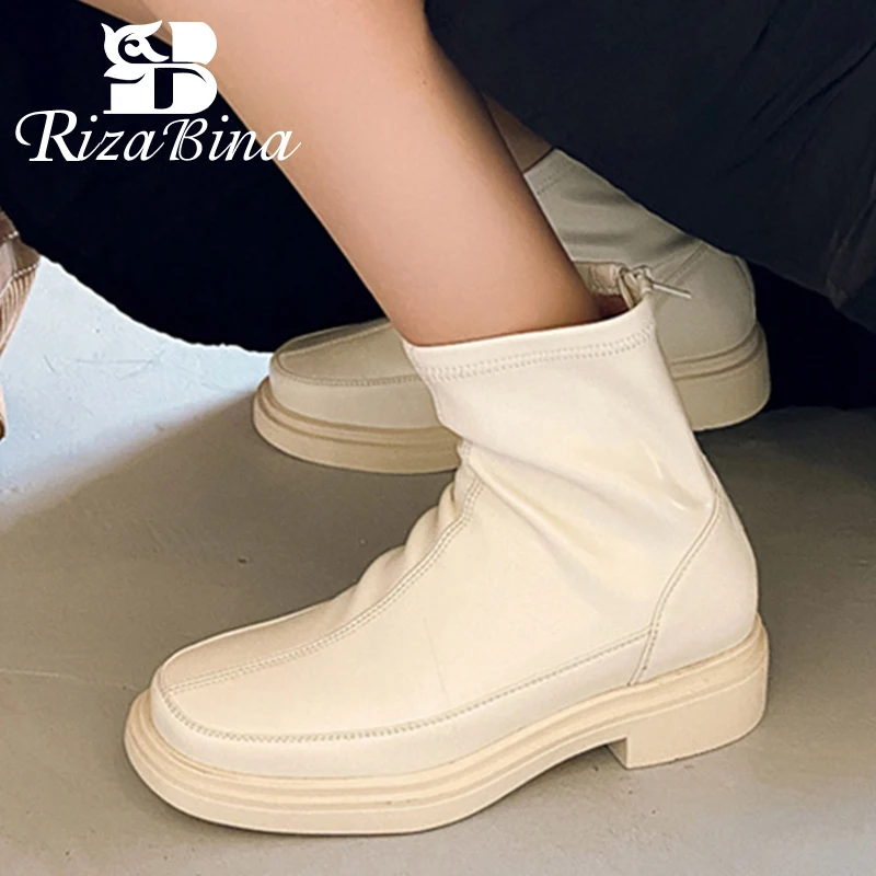 RIZABINA Size 33-40 New Arrival Women Ankle Boots Square Tow Winter Women;S Shoes Fashion Casual Female Short Boot Footwear
RIZABINA Size 33-40 New Arrival Women Ankle Boots Square Tow Winter Women;S Shoes Fashion Casual Female Short Boot Footwear