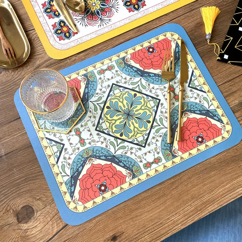 Mandala Placemats,Ethnic Pattern Boho Chic Floral Motives Place Mats for Dining/Kitchen Table,Heat-Resistant Washable Table Mats
Mandala Placemats,Ethnic Pattern Boho Chic Floral Motives Place Mats for Dining/Kitchen Table,Heat-Resistant Washable Table Mats