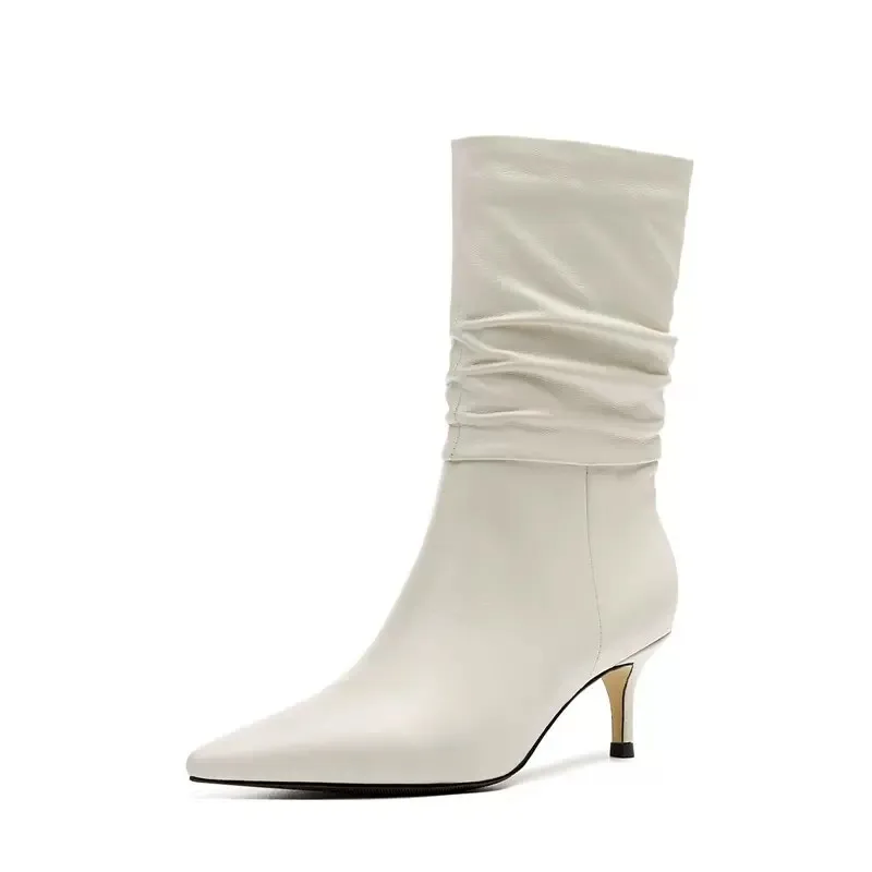 Autumn and Winter 2022 New Fashionable Simple Leather Women's Boots Thin Heels Sexy Party Pure Color Nude Boots Women
Autumn and Winter 2022 New Fashionable Simple Leather Women's Boots Thin Heels Sexy Party Pure Color Nude Boots Women