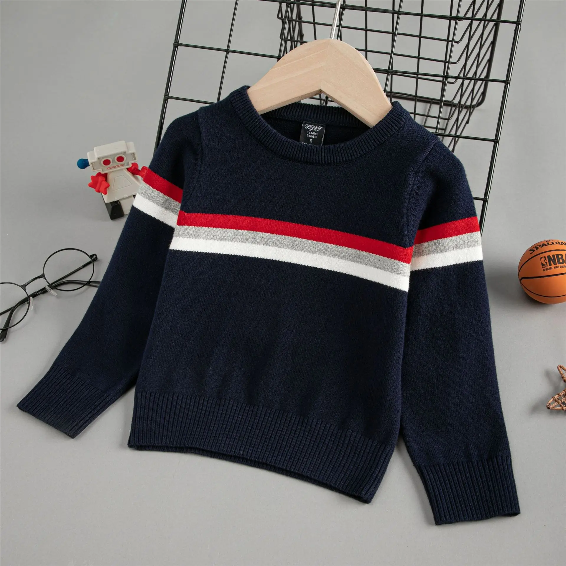 0-6yrs Navy Blue Boys Sweaters Unisex Red Striped Spring Knited Sweaters for Girls 1 2 3 4 5 6 Years Old Kids Clothes 225446
0-6yrs Navy Blue Boys Sweaters Unisex Red Striped Spring Knited Sweaters for Girls 1 2 3 4 5 6 Years Old Kids Clothes 225446