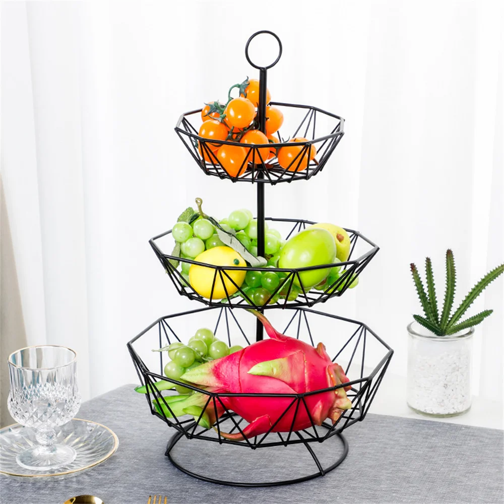 Creative Candy Fruit Plate Large-capacity Storage Simple Style Three-layer Drain Basket Dish Self-help Display Fruit Container
Creative Candy Fruit Plate Large-capacity Storage Simple Style Three-layer Drain Basket Dish Self-help Display Fruit Container