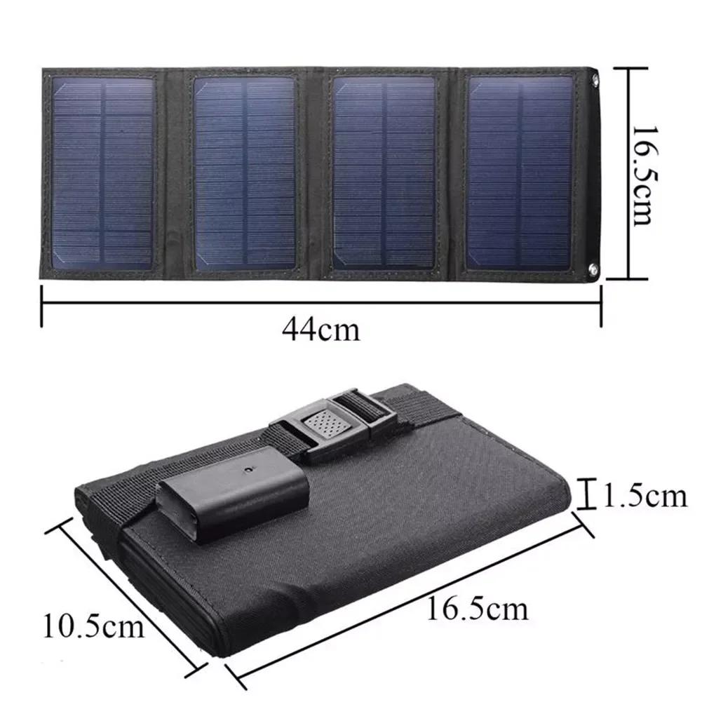 20W Foldable Solar Panel Flexible Small Waterproof USB 5V Folding Solar Panels Cells For Smartphone Electronic Battery Charger
20W Foldable Solar Panel Flexible Small Waterproof USB 5V Folding Solar Panels Cells For Smartphone Electronic Battery Charger