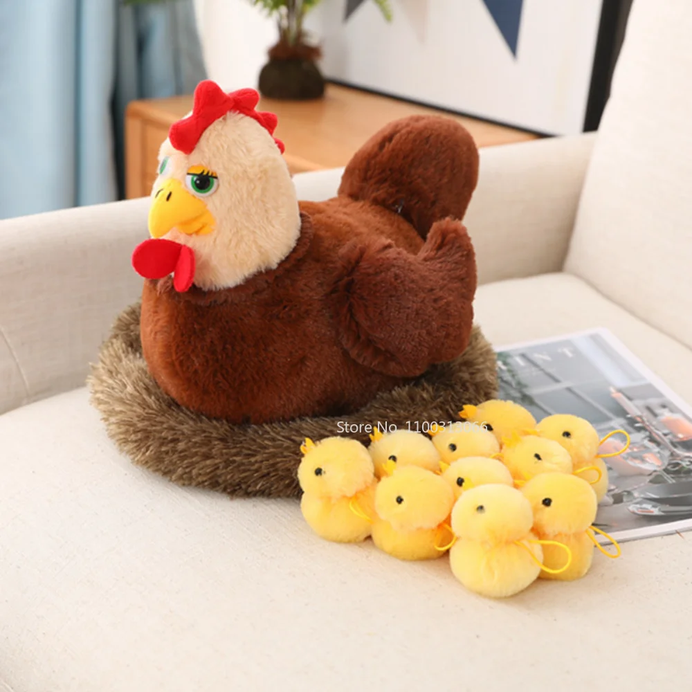 30CM Stuffed Chicken Doll Plush Toys Kawaii Stuffed Animal Birthday Toy Gifts For Children Early Educational Kids Soft Toys 
30CM Stuffed Chicken Doll Plush Toys Kawaii Stuffed Animal Birthday Toy Gifts For Children Early Educational Kids Soft Toys