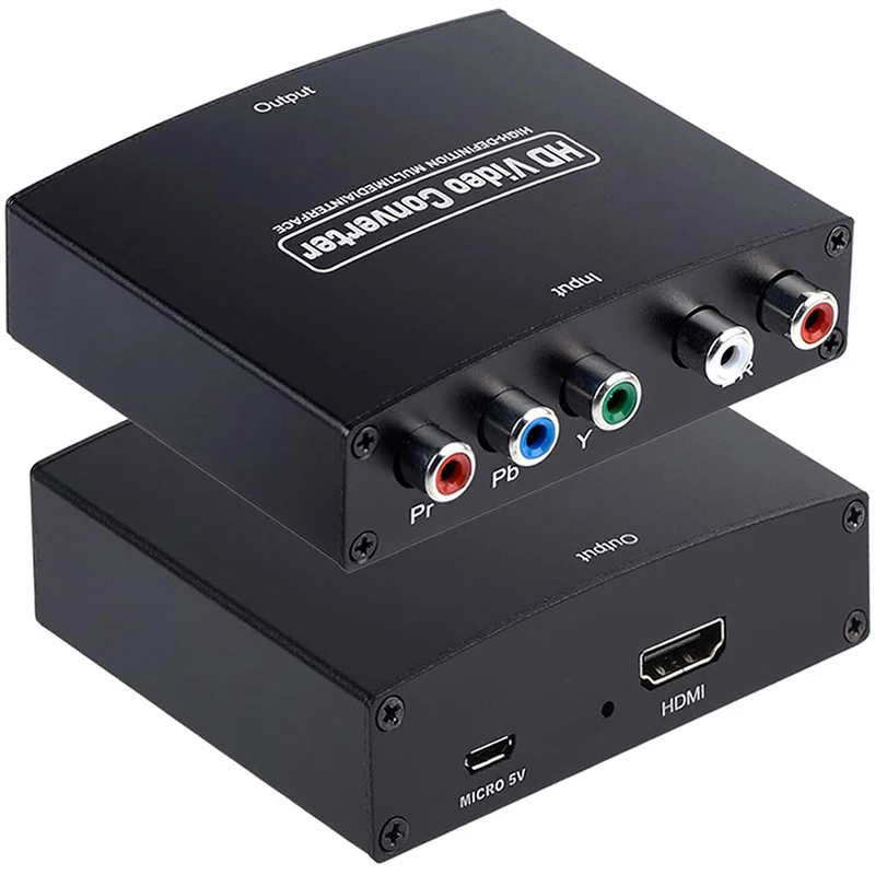 YPbPr to HDMI Converter, Component to HDMI, RGB to HDMI Converter for DVD PSP Xbox 360 PS2 Nintendo to HDTV Monitor Projector 
YPbPr to HDMI Converter, Component to HDMI, RGB to HDMI Converter for DVD PSP Xbox 360 PS2 Nintendo to HDTV Monitor Projector