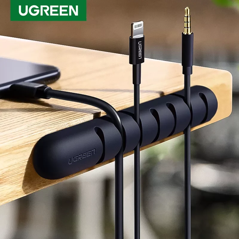 Ugreen Cable Organizer Silicone USB Cable Winder Flexible Cable Management Clips For Mouse Headphone Earphone Cable Holder
Ugreen Cable Organizer Silicone USB Cable Winder Flexible Cable Management Clips For Mouse Headphone Earphone Cable Holder