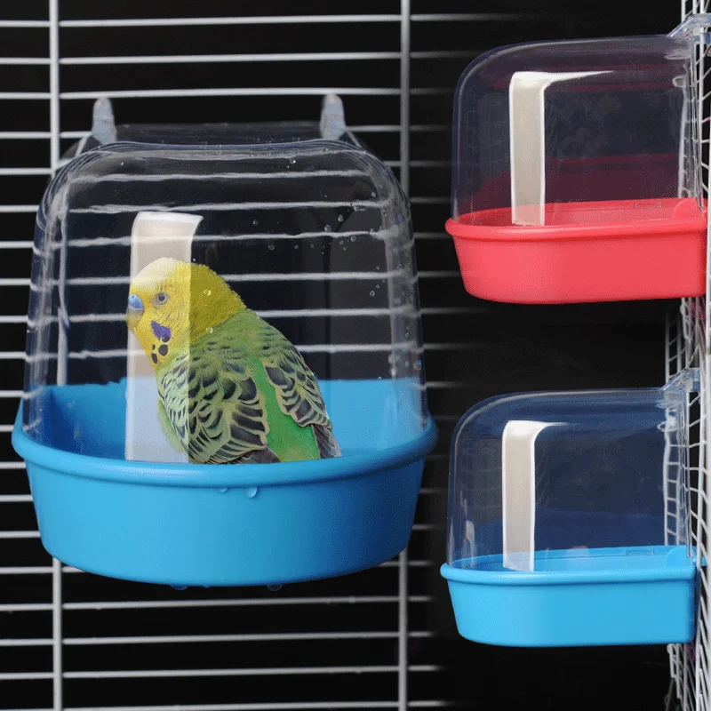 1Pcs Plastic Bird Water Bath Box Bathtub Shower Box Case Parrot for Parakeet Finch Pet Cage Hanging Bowl Birdbath Bird Supplies
1Pcs Plastic Bird Water Bath Box Bathtub Shower Box Case Parrot for Parakeet Finch Pet Cage Hanging Bowl Birdbath Bird Supplies