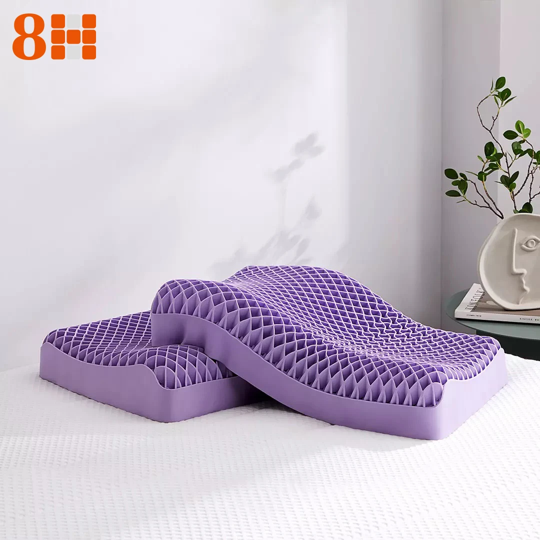 8H TPE Cool Breathable Bed Pillow Protects Cervical Vertebra Washable Pillow with Pillowcase Neck Message Sleep Travel Purple
8H TPE Cool Breathable Bed Pillow Protects Cervical Vertebra Washable Pillow with Pillowcase Neck Message Sleep Travel Purple