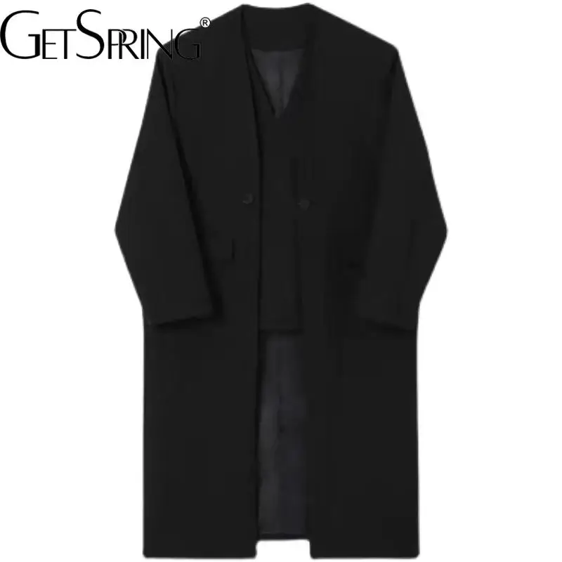 GetSpring, Женский блейзер, темпераментная куртка на одной пуговице, с длинным рукавом, имитация двух женских костюмов, модная свободная Длинная...
GetSpring, Женский блейзер, темпераментная куртка на одной пуговице, с длинным рукавом, имитация двух женских костюмов, модная свободная Длинная...