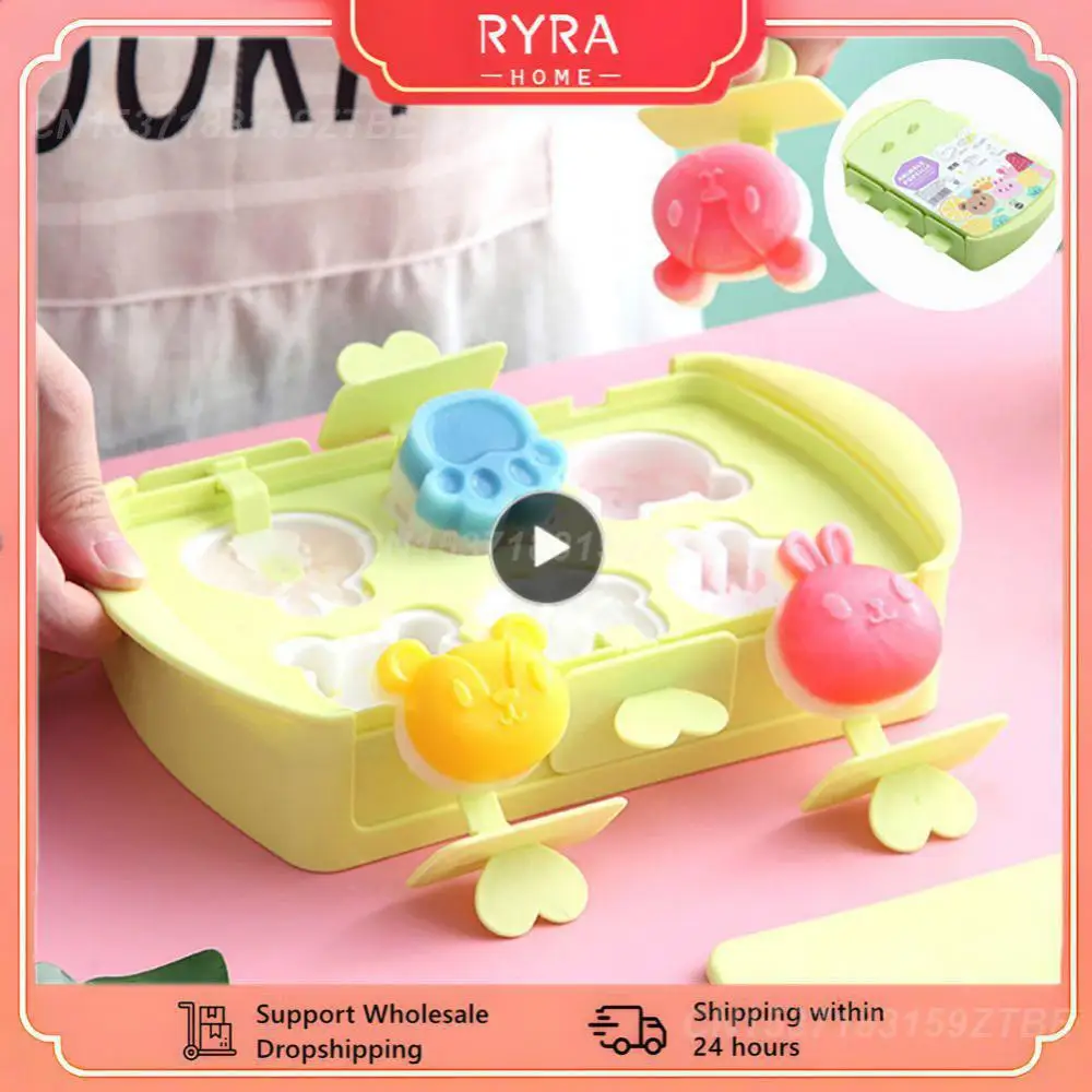 1~7PCS Diy Ice Cream Machine Stick Ice-lolly Mold Ice Cream Popsicle Mold Silicone Baby Diy Food Supplement Tools Cute
1~7PCS Diy Ice Cream Machine Stick Ice-lolly Mold Ice Cream Popsicle Mold Silicone Baby Diy Food Supplement Tools Cute