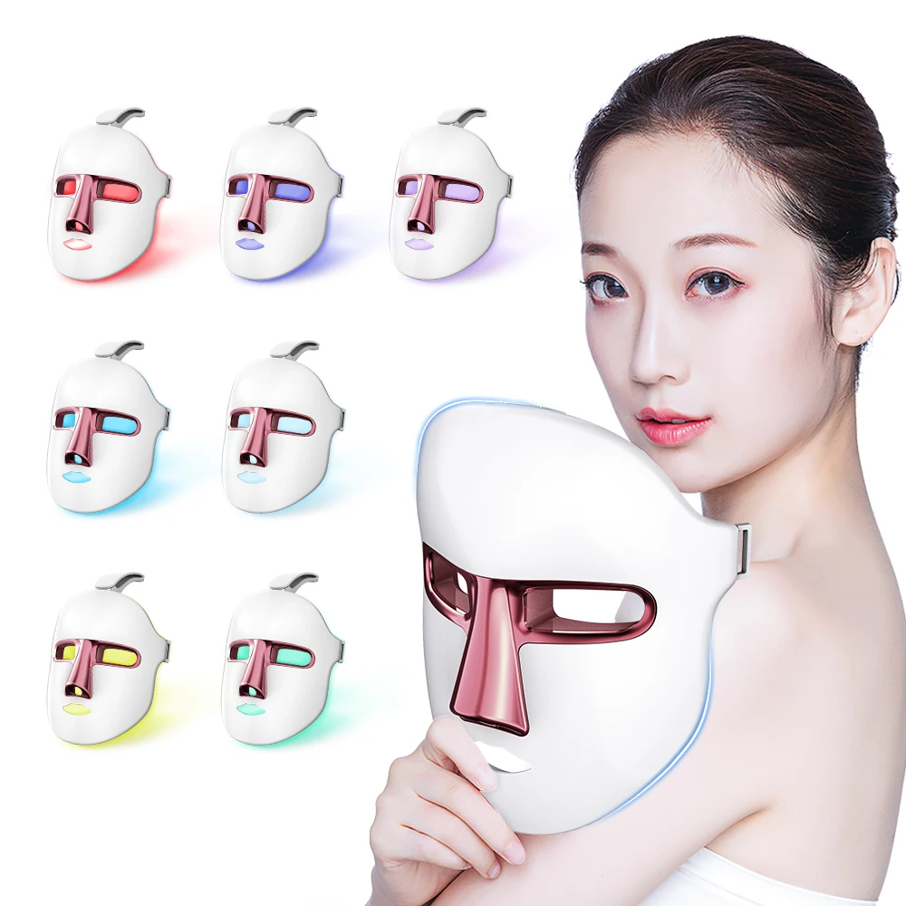 Rechargeable 7 Colors LED Facial Mask Photon Therapy Wrinkle Removal Skin Care Red Light Mask Home Face Lifting Beauty Device
Rechargeable 7 Colors LED Facial Mask Photon Therapy Wrinkle Removal Skin Care Red Light Mask Home Face Lifting Beauty Device