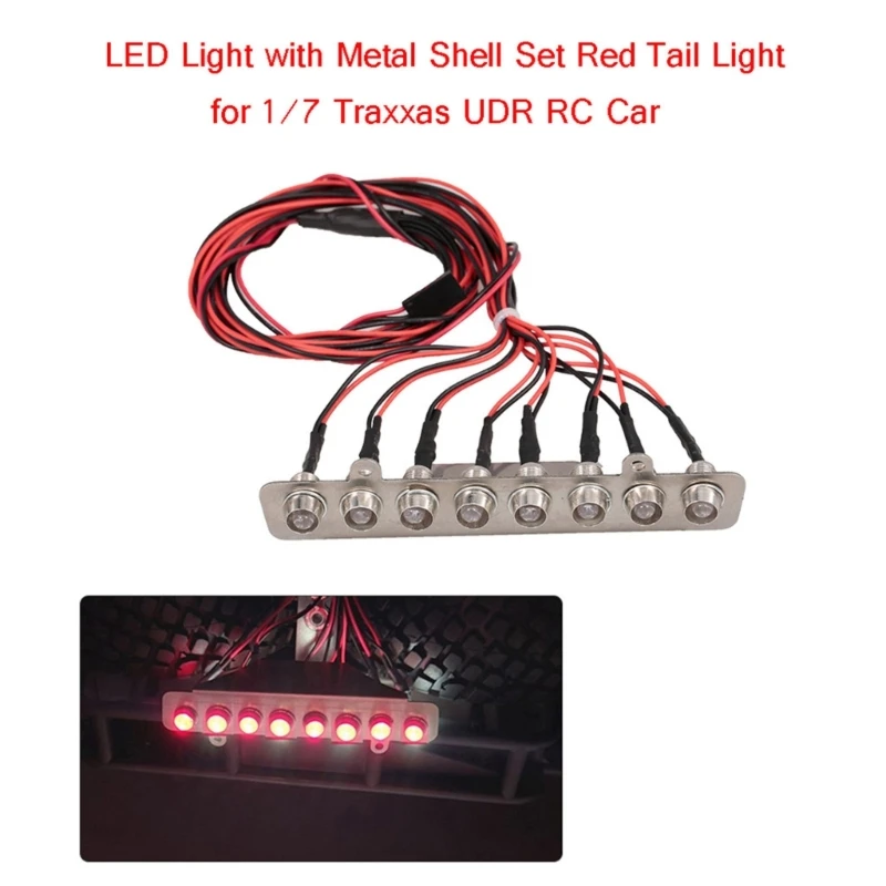 N80C Waterproof Multi-mode Led Tail Light Brake Lamp Metal-Shell Set for 1:7 Traxxas-UDR RC Truck Car Parts Durable Accessory
N80C Waterproof Multi-mode Led Tail Light Brake Lamp Metal-Shell Set for 1:7 Traxxas-UDR RC Truck Car Parts Durable Accessory