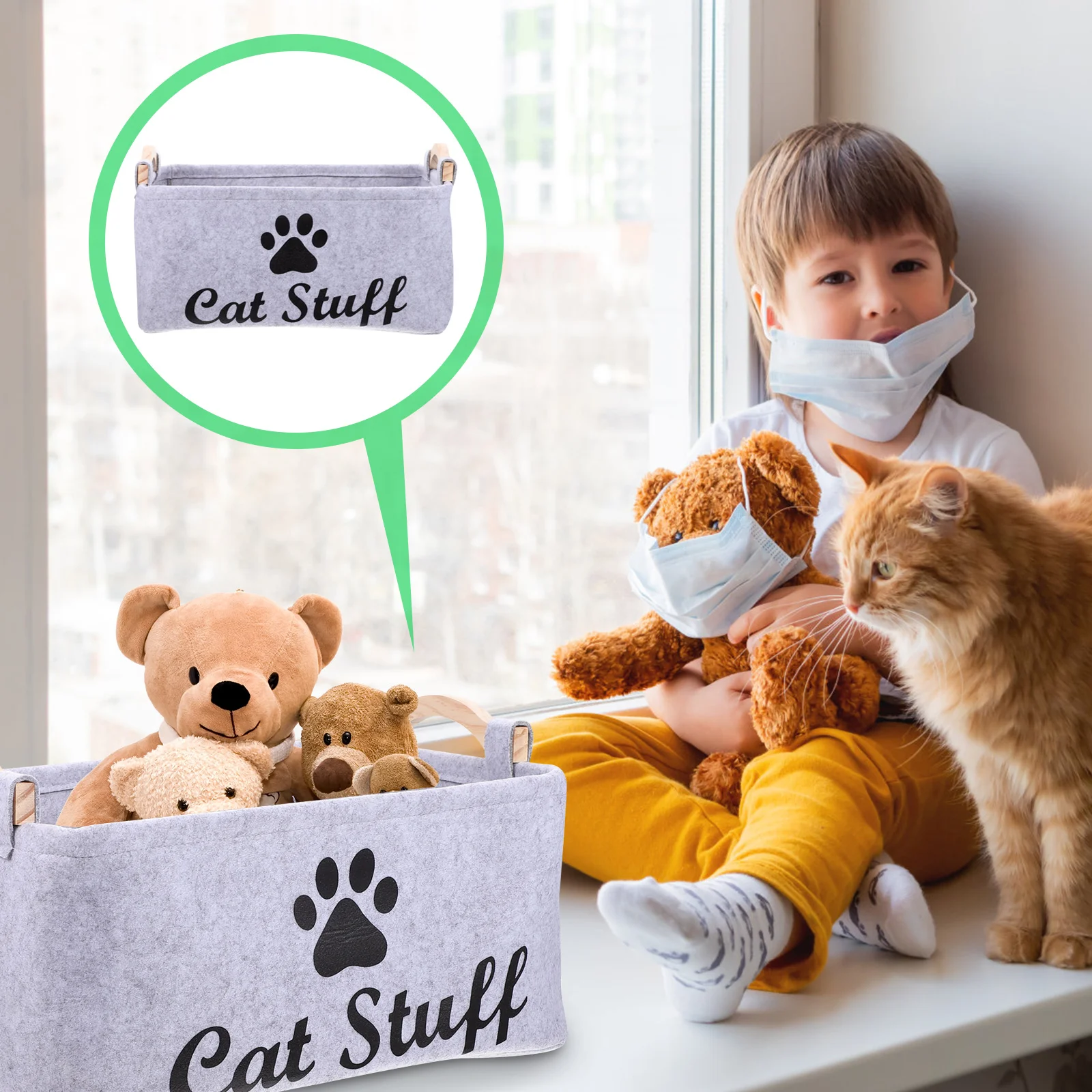 Pet Toy Accessory Basket Pet Storage Box Toy Basket Organizer Bin Dog Accessory Container Wooden Child
Pet Toy Accessory Basket Pet Storage Box Toy Basket Organizer Bin Dog Accessory Container Wooden Child