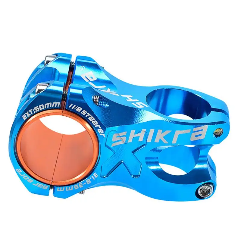 SHIKRA Mtb Bike Table Short Stem 50Mm Mountain Bicycle Bridge 31.8 Power Handlebar Stem For Speed Mesa Aluminum Alloy Riser
SHIKRA Mtb Bike Table Short Stem 50Mm Mountain Bicycle Bridge 31.8 Power Handlebar Stem For Speed Mesa Aluminum Alloy Riser