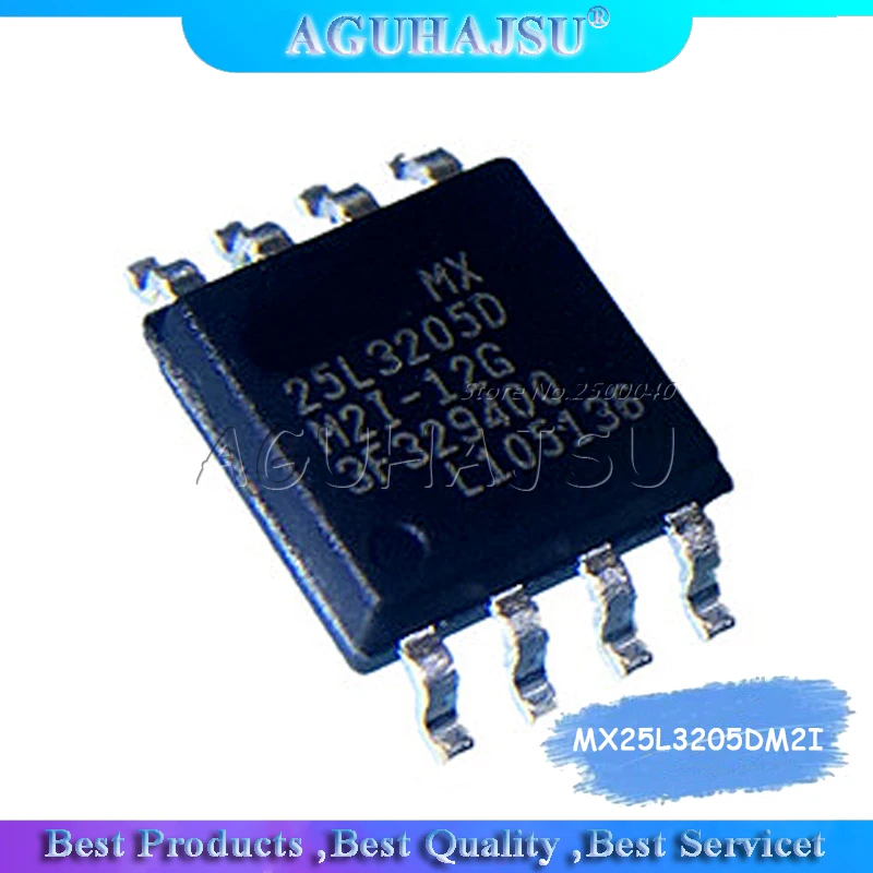 5 шт. MX25L3205DM2I-12G 25L3205DM2I-12G 25L3205DM2I MX25L3205D MX25L3205 SOP-8, новый оригинальный
5 шт. MX25L3205DM2I-12G 25L3205DM2I-12G 25L3205DM2I MX25L3205D MX25L3205 SOP-8, новый оригинальный