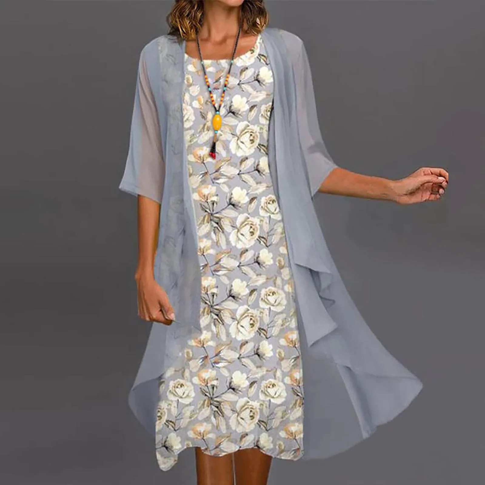 Вечерние платья, Женский комплект из двух предметов, винтажное женское летнее платье с цветочным принтом, костюмы, свободное Повседневное п...
Вечерние платья, Женский комплект из двух предметов, винтажное женское летнее платье с цветочным принтом, костюмы, свободное Повседневное п...