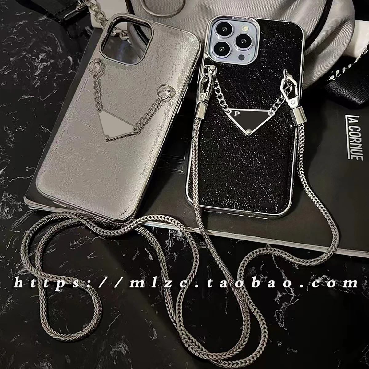 High-grade metal chain burst crack soft shell personality trend mobile phone case for iphone
High-grade metal chain burst crack soft shell personality trend mobile phone case for iphone