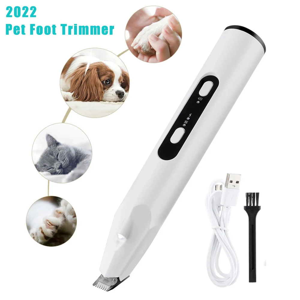 Electric Pet Trimmer Dog Grooming Clippers Low Noise with Cat Moss Lamp and LED Light Pets Cats Foot Shaving Device Around Paws
Electric Pet Trimmer Dog Grooming Clippers Low Noise with Cat Moss Lamp and LED Light Pets Cats Foot Shaving Device Around Paws