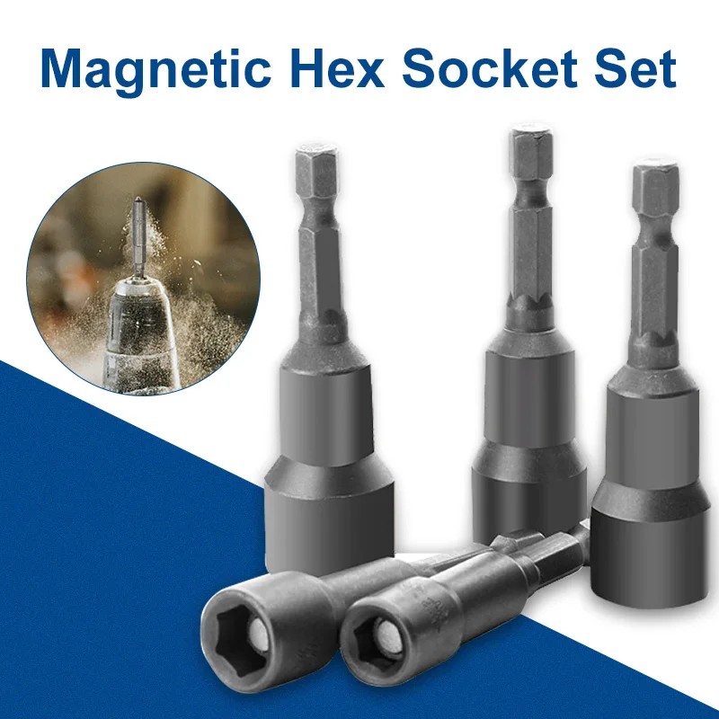 5pcs Hexagon Socket Screwdriver Set Extra Deep Bolt Nut Driver Bit Wrench Socket Screw Driver for Power Tool Hand Tools Bit Set
5pcs Hexagon Socket Screwdriver Set Extra Deep Bolt Nut Driver Bit Wrench Socket Screw Driver for Power Tool Hand Tools Bit Set