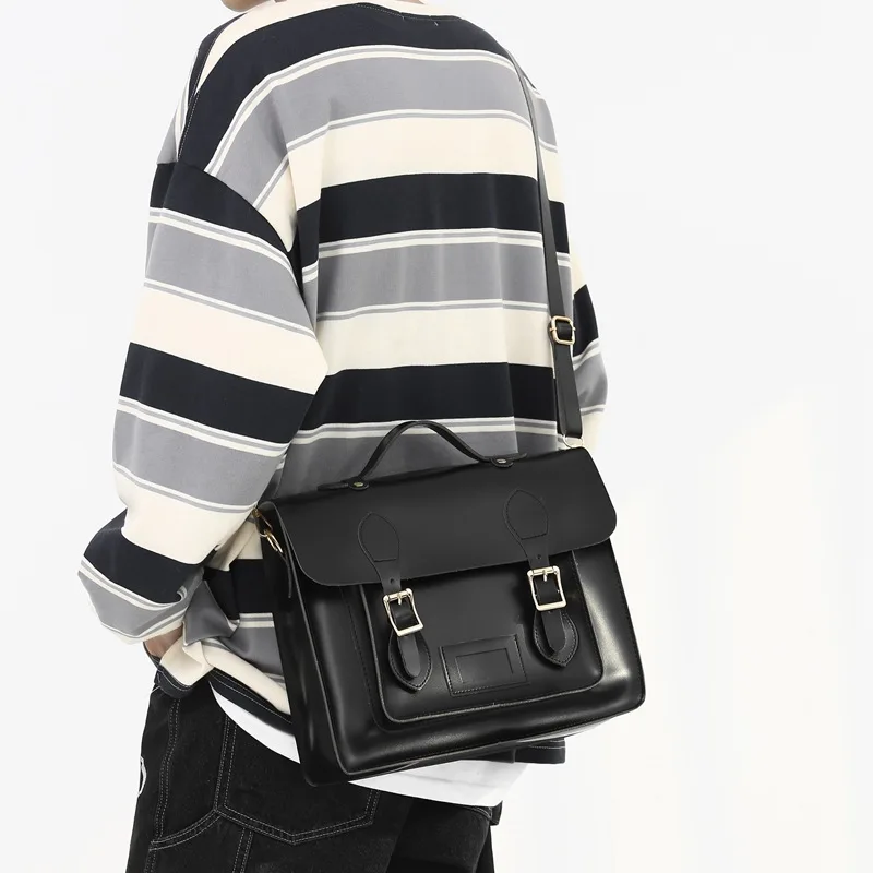 Women Men Shoulder Crossbody Bag Large Vintage Satchel Pu Leather Messenger Bags for Student 2023 Brand Book Bags Female Handbag
Women Men Shoulder Crossbody Bag Large Vintage Satchel Pu Leather Messenger Bags for Student 2023 Brand Book Bags Female Handbag