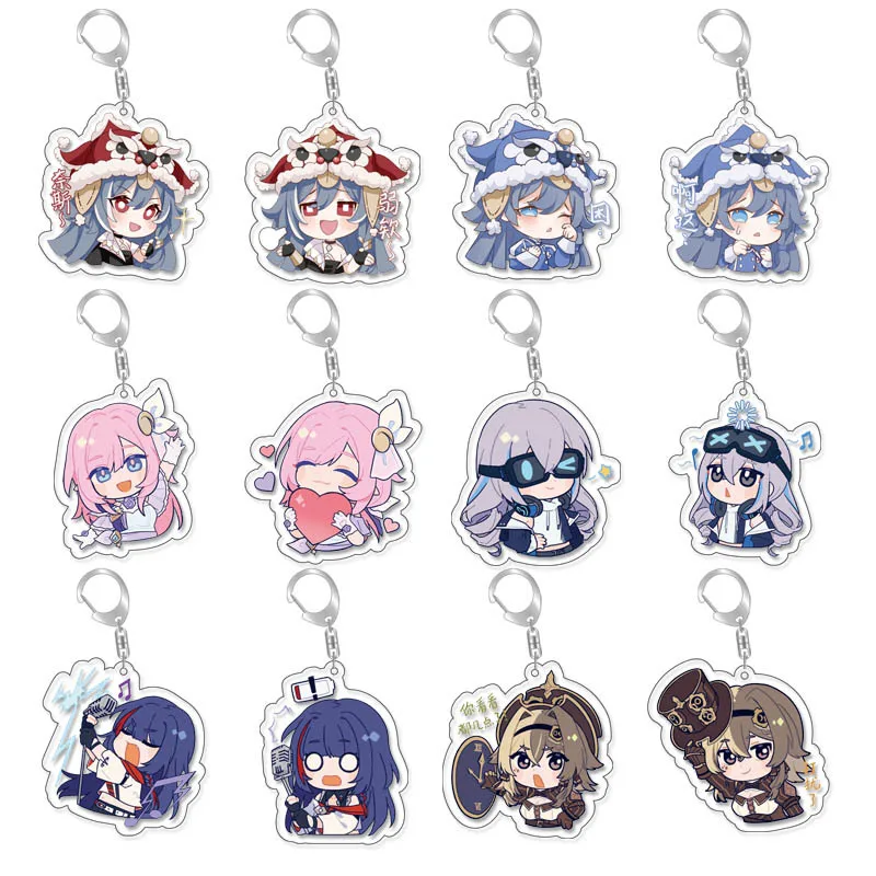 Honkai Star Rail Anime KeyChain Q Version Amber May Cheryl Cia Court Figure Acrylic Keyring Pendant for friends Game Gifts 
Honkai Star Rail Anime KeyChain Q Version Amber May Cheryl Cia Court Figure Acrylic Keyring Pendant for friends Game Gifts