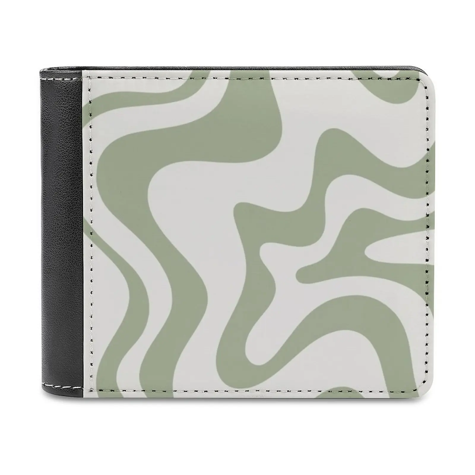 Liquid Swirl Retro Contemporary Abstract In Sage Green And Men's Wallet Leather Wallet Luxury Wallet Card Wallet Male Women
Liquid Swirl Retro Contemporary Abstract In Sage Green And Men's Wallet Leather Wallet Luxury Wallet Card Wallet Male Women