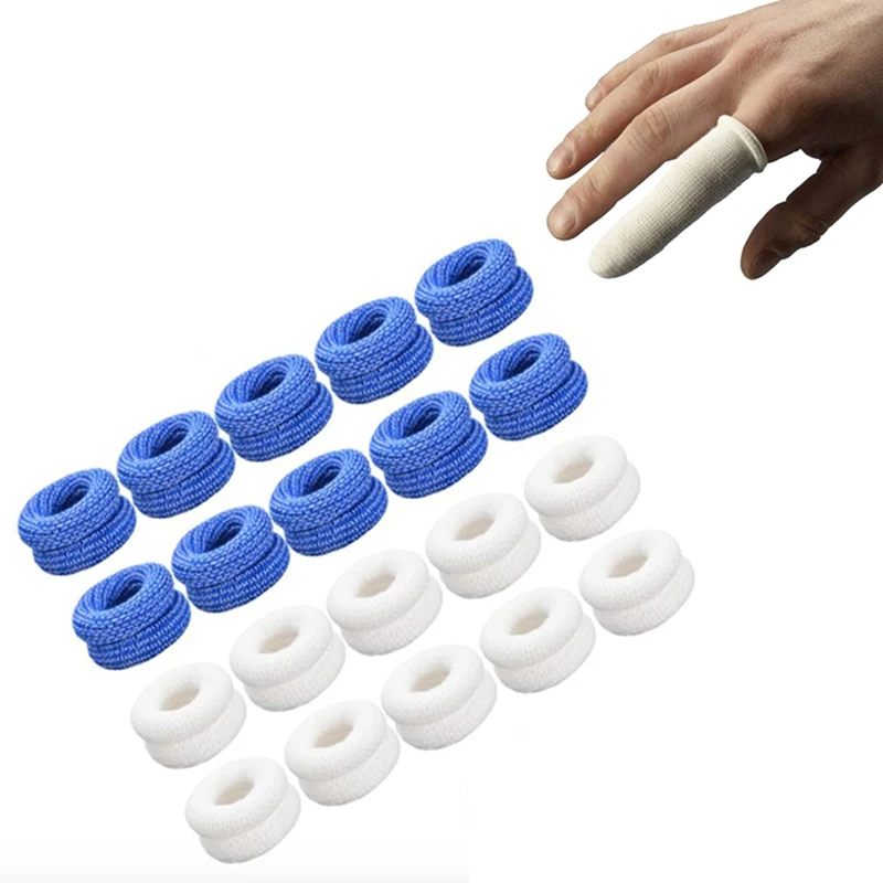 10Pcs/lot Soft Cotton Finger Cover Bandage First Aid Finger Protector Sports Safety Nursing Bandage Blue White Color Available
10Pcs/lot Soft Cotton Finger Cover Bandage First Aid Finger Protector Sports Safety Nursing Bandage Blue White Color Available