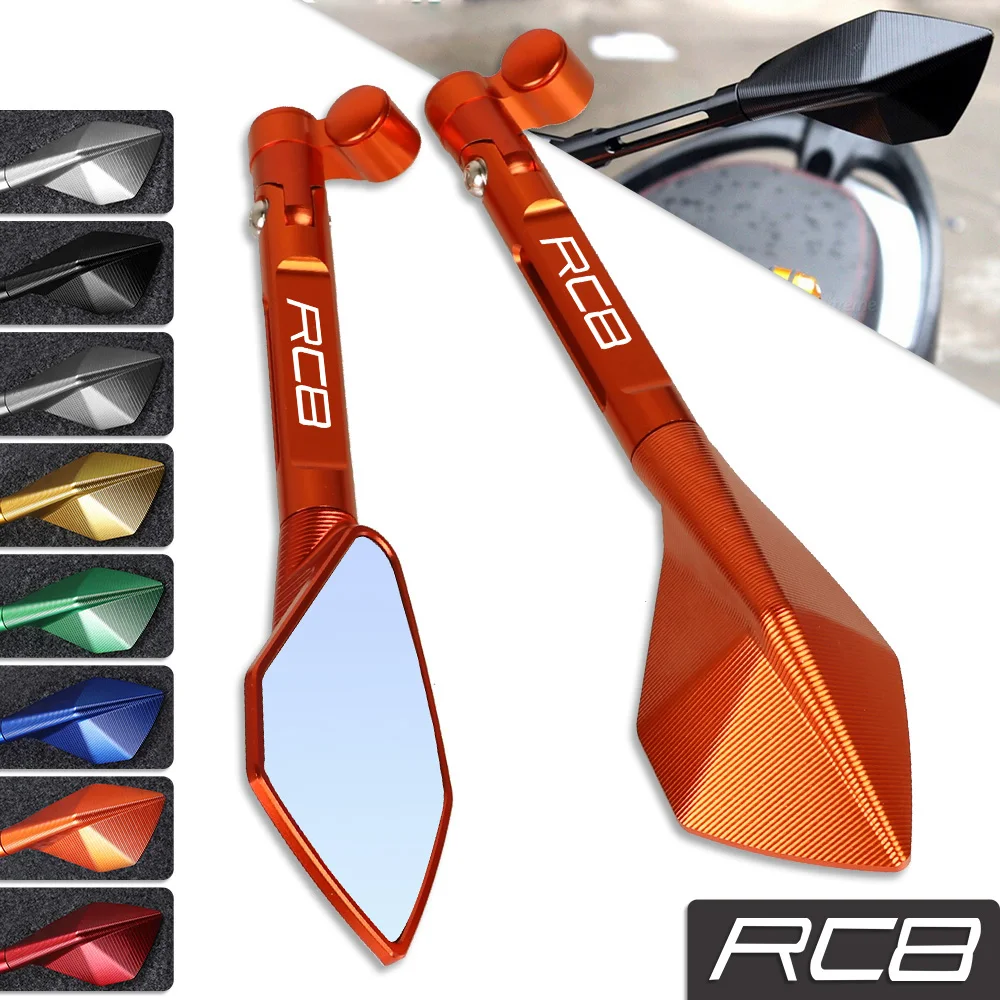 

For RC8 RC 8 RC8R RC 8R 2009 2010 2011 2012 2013 2014 2015 2016 All years Motorcycle CNC ALUMINUM 8mm 10mm Rearview Side Mirrors