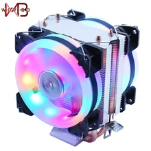 Wovibo CPU Cooler Cooling Fan 3PIN 4Pin Ventilador Silent For Intel 775 1150 1151 1155 1200 1700 2011 X79 X99 AM3 AM4 Radiator