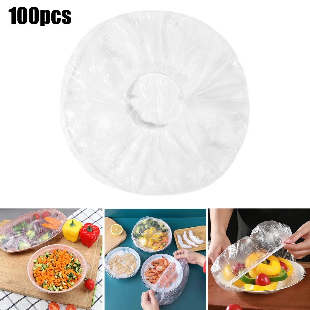 100PCS Disposable Food Cover Plastic Wrap Elastic Food Lids For Fruit Bowls Cups Caps Storage Kitchen Fresh Keeping Saver Bag
100PCS Disposable Food Cover Plastic Wrap Elastic Food Lids For Fruit Bowls Cups Caps Storage Kitchen Fresh Keeping Saver Bag
