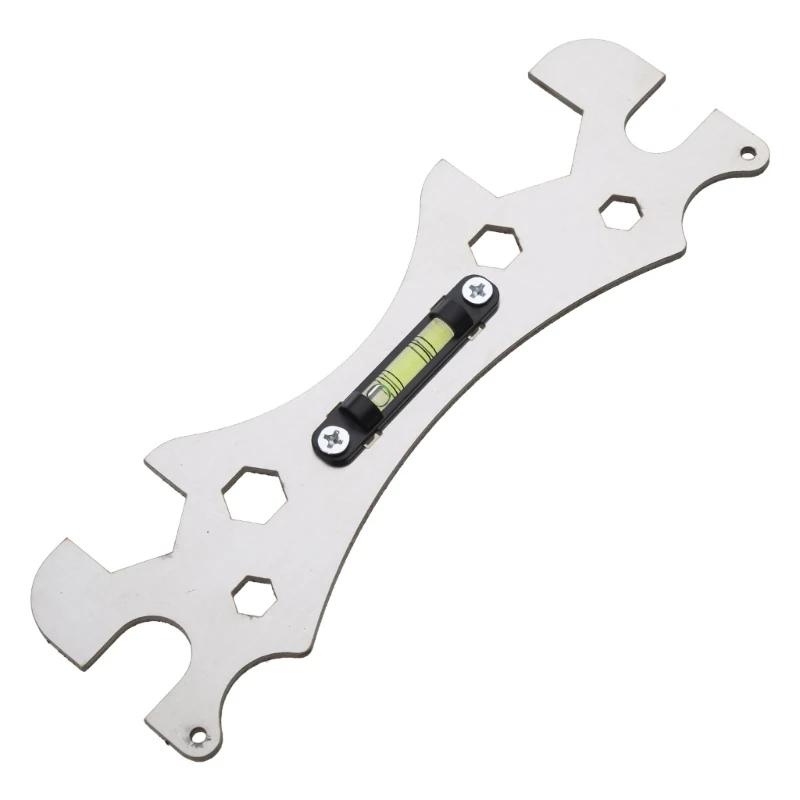Universal Wrench Tools with Level Shower Faucet Lightweight Simple to Use Repair Tool Bathroom Wrench for Toilet Kitchen E65B
Universal Wrench Tools with Level Shower Faucet Lightweight Simple to Use Repair Tool Bathroom Wrench for Toilet Kitchen E65B