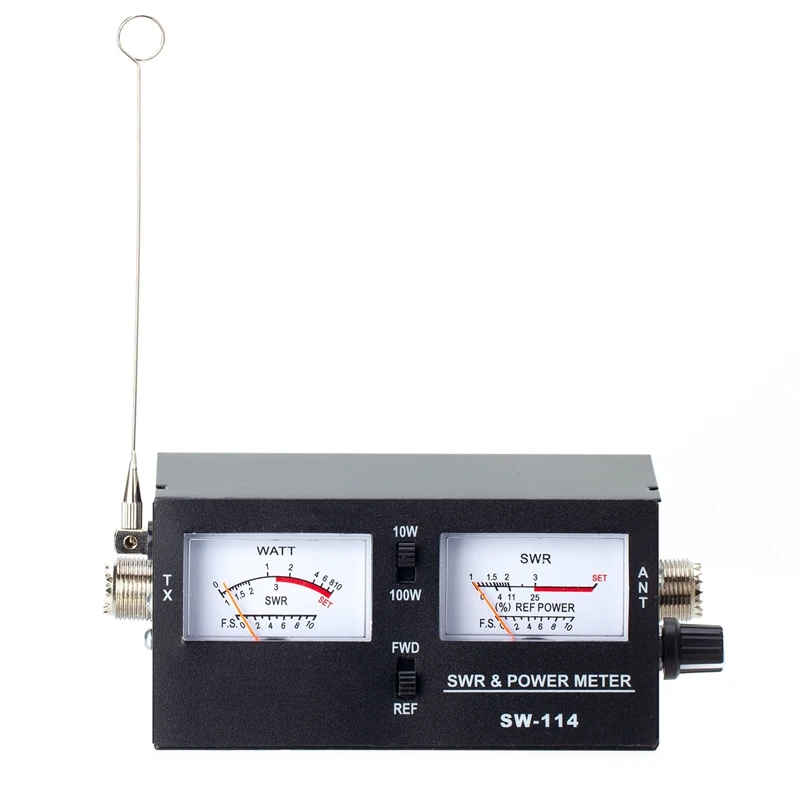 1Set SW-114 Standing Wave Meter Strength Test Power Meter Strength Test Meter For Relative Power 3 Function Analog
1Set SW-114 Standing Wave Meter Strength Test Power Meter Strength Test Meter For Relative Power 3 Function Analog