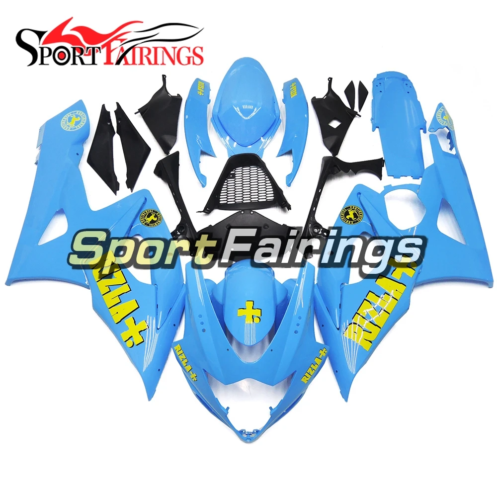 Complete Motorcycle Fairings Fit for Suzuki GSXR1000 K5 2005 2006 GSXR1000 05 06 Injection ABS Plastic Body Work Blue Yellow 
Complete Motorcycle Fairings Fit for Suzuki GSXR1000 K5 2005 2006 GSXR1000 05 06 Injection ABS Plastic Body Work Blue Yellow