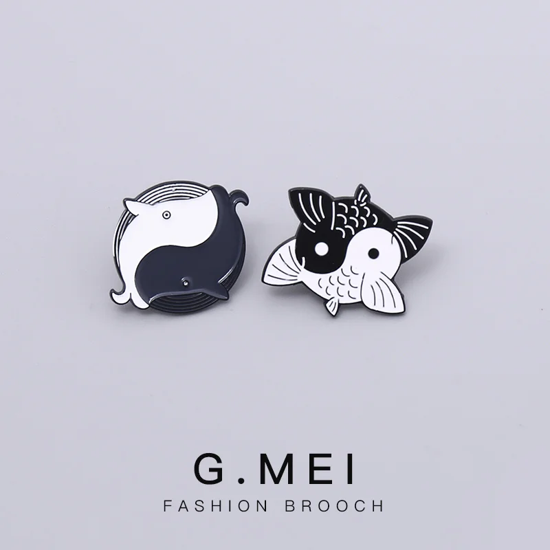 Black and white yin-yang Brooch 2020 new fashion niche accessories new Japan and South Korea skirt to bag small artifact
Black and white yin-yang Brooch 2020 new fashion niche accessories new Japan and South Korea skirt to bag small artifact