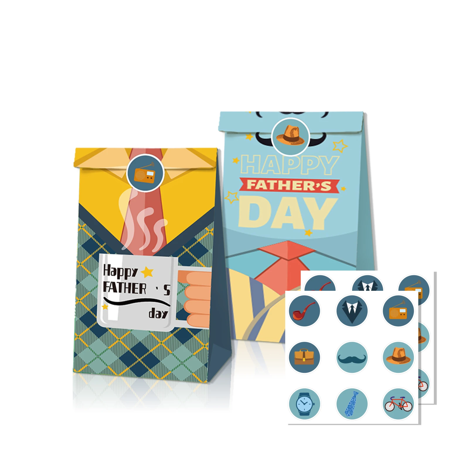 LB087 12Pcs Happy Father's Day Cool Gentleman Best Dad Birthday Party Candy Kraft Paper Gift Bags Boxes Thank You Party Decors
LB087 12Pcs Happy Father's Day Cool Gentleman Best Dad Birthday Party Candy Kraft Paper Gift Bags Boxes Thank You Party Decors