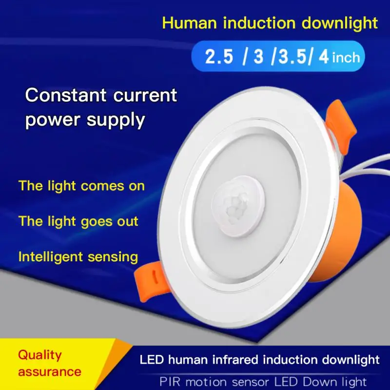 Human Sensing Led Ceiling Lamp Household Sound-controlled Infrared Sensing Down Lights Led Spot Light Wholesale Practical
Human Sensing Led Ceiling Lamp Household Sound-controlled Infrared Sensing Down Lights Led Spot Light Wholesale Practical