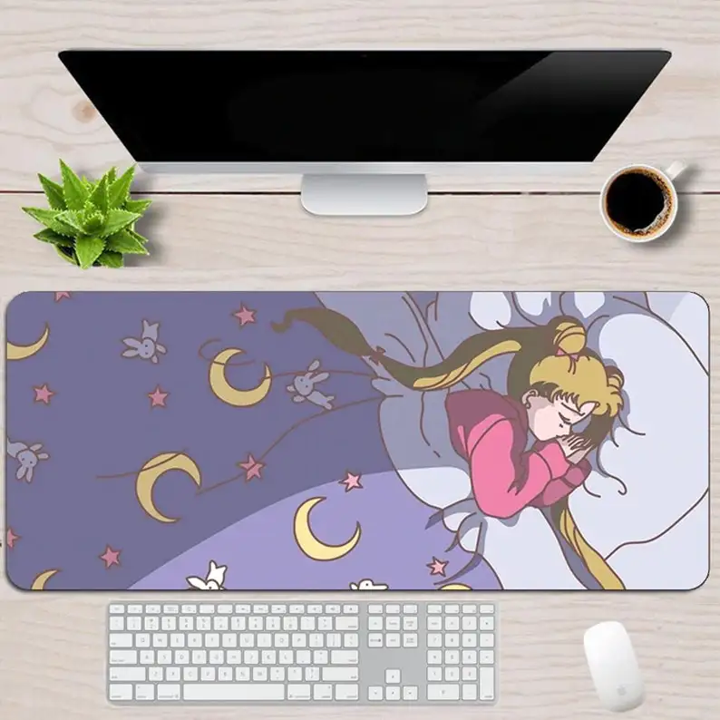 Sailor Moon Mouse Desk Mat Kawaii | Non-Slip Silicone Cute Anime Mouse Pad Large | Ergonomic and Comfortable | Aesthetic Gaming
Sailor Moon Mouse Desk Mat Kawaii | Non-Slip Silicone Cute Anime Mouse Pad Large | Ergonomic and Comfortable | Aesthetic Gaming