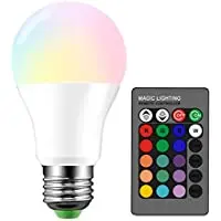 Droiee Dimmable E26 LED Light Bulb, RGB Bulb 6W with 16 Color Changing Modes for Christmas, Party etc with Remote Control
Droiee Dimmable E26 LED Light Bulb, RGB Bulb 6W with 16 Color Changing Modes for Christmas, Party etc with Remote Control